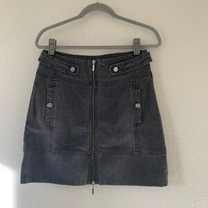 Karen Millen grey denim skirt US size 8